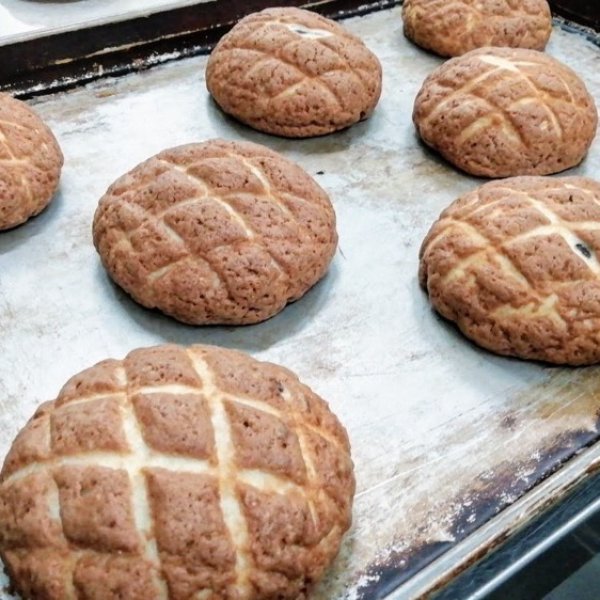 チョコメロンパン | アレルギー対応パンのtonton