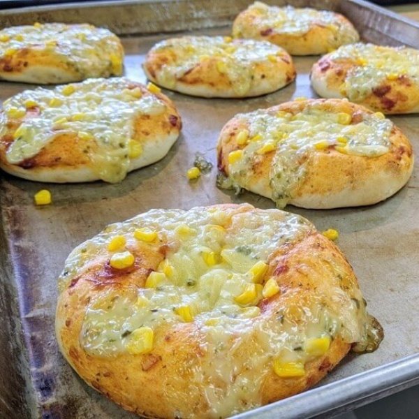 惣菜パンセット（ウインナーパン・焼きカレーパン・ハムマヨコーン・タルタルコーン）【卵・乳アレルギー対応】