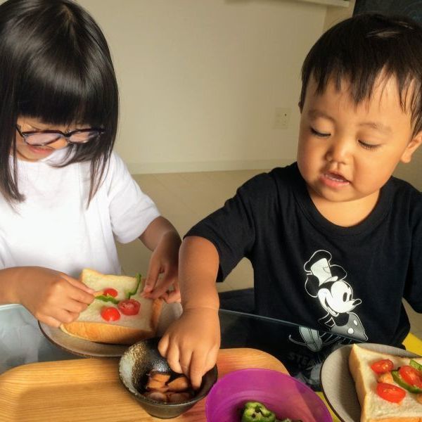 食パンにも驚きました〜ふかふか〜焼いても美味しい〜♡