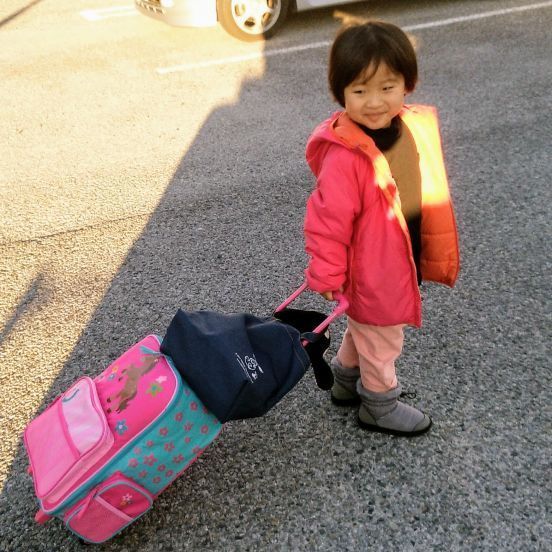 自分のバックにたくさんのパンの中から自分で選んだパンを詰めて、朝一緒に同じパンを食べることが出来たのです！