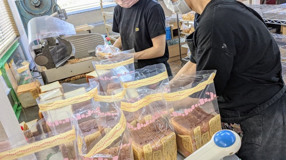 トントンで使用している小麦粉はもちろん国産（北海道産）小麦のもの。