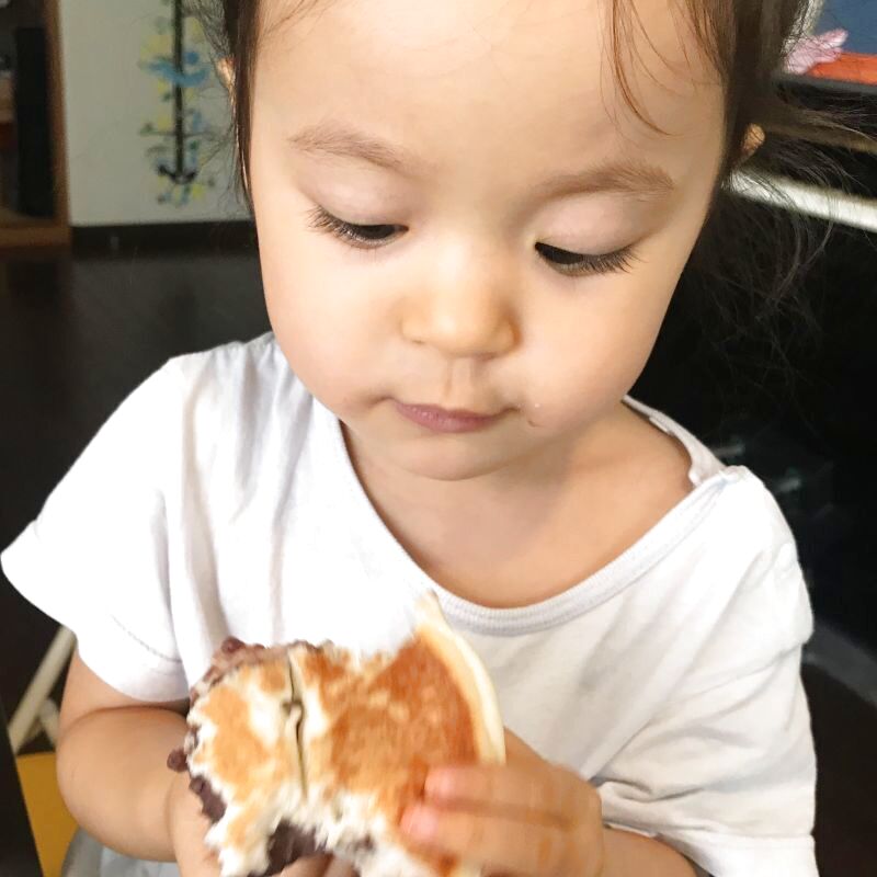 アレルギーの無い上の子もおいしいおいしい！こんなにおいしいのに卵と牛乳はいってないの！？同じの食べたい！