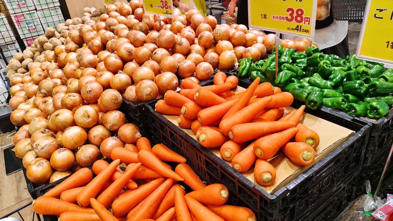 スーパーの野菜売り場 | アレルギー対応パンのtonton