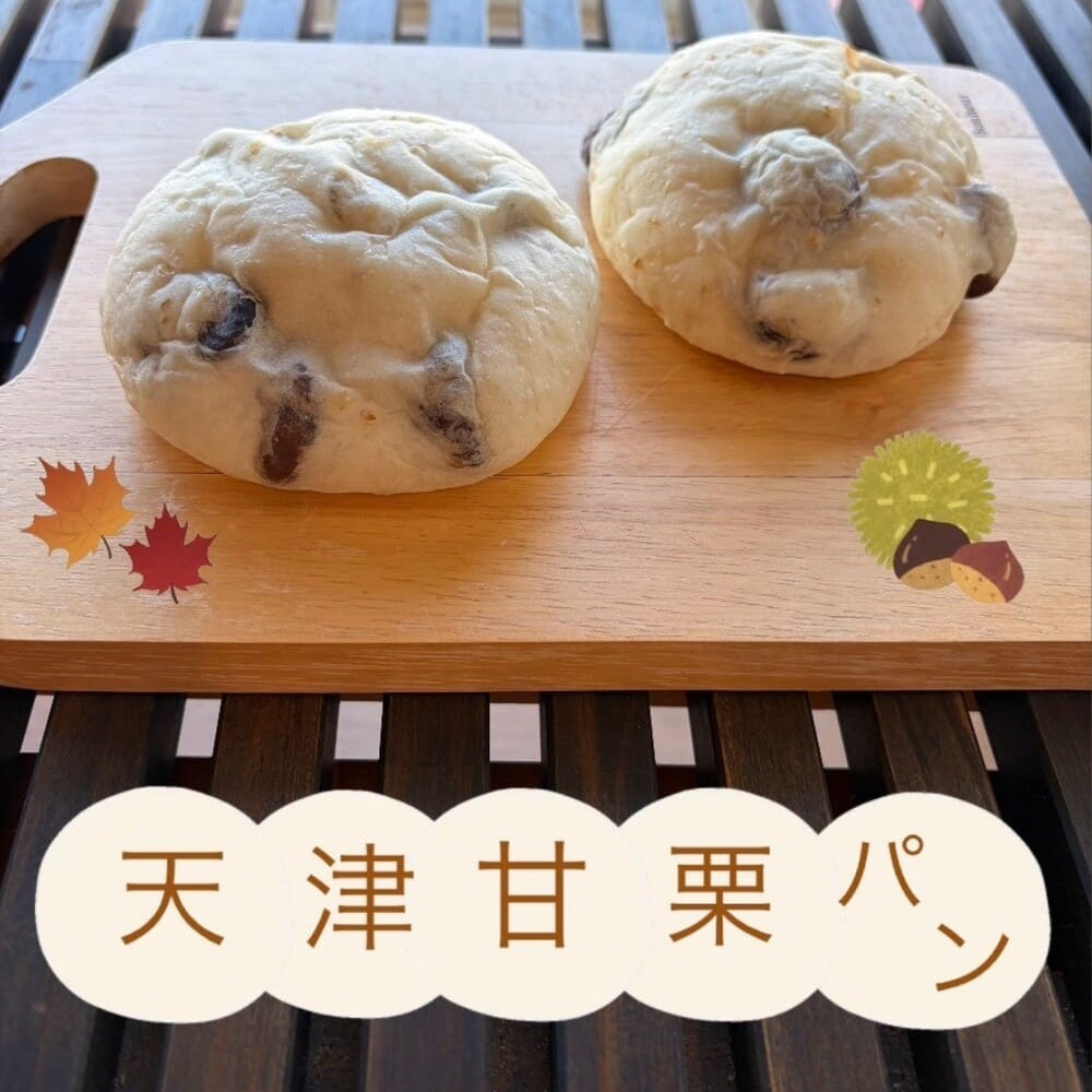 天津甘栗パンの全体写真 | アレルギー対応パンのtonton