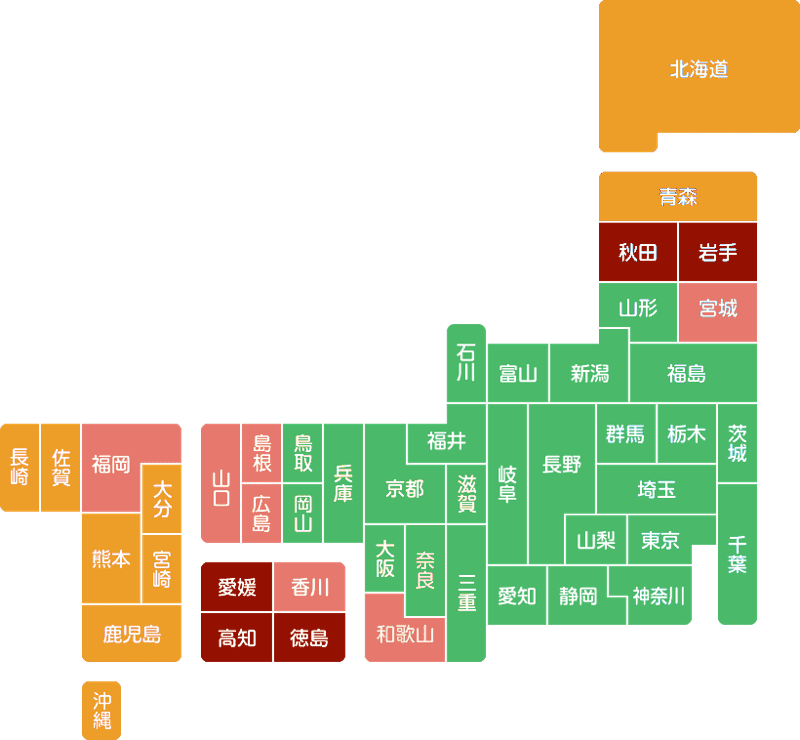 発送日からお届け日の目安