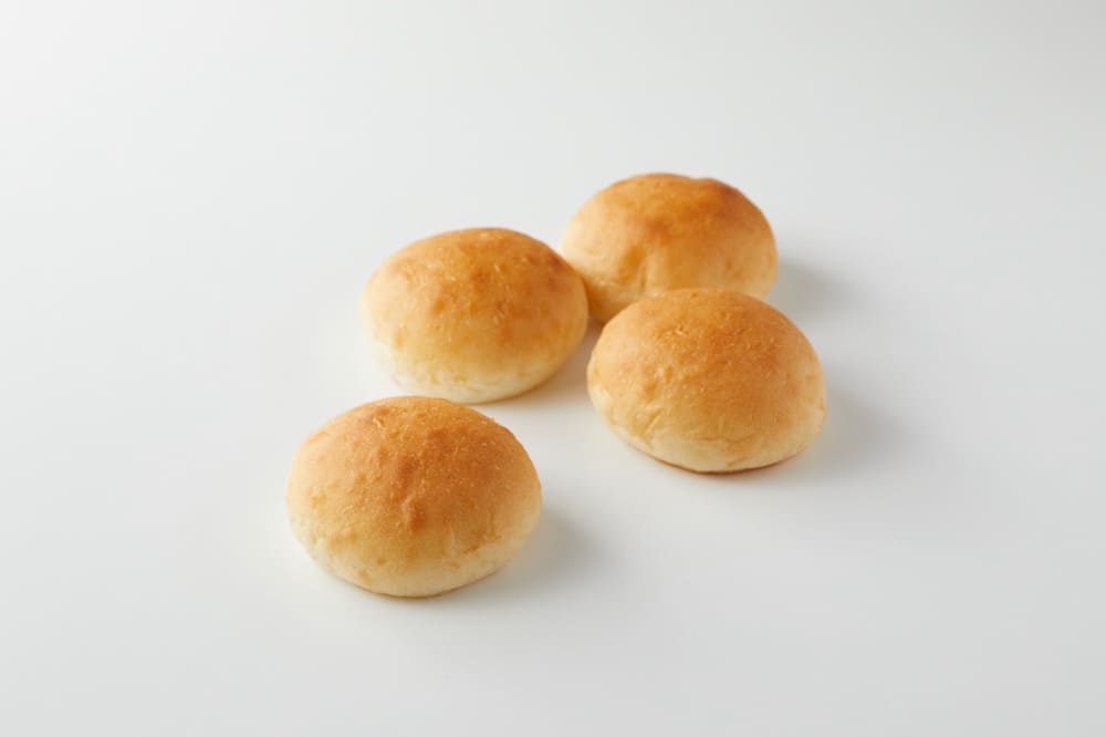 ハンバーガー用のパン (4個入り)